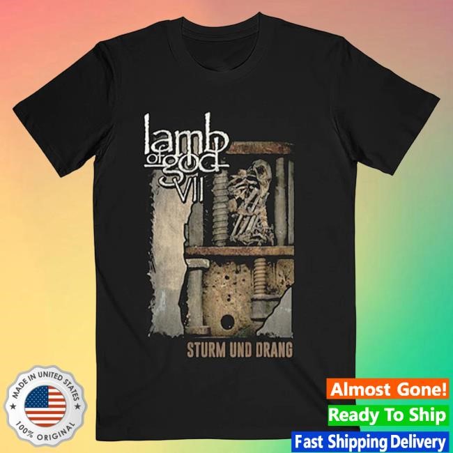 Official Lamb Of God Merch Store Sturm Und Drang Tracklist Vintage Hot Shirt