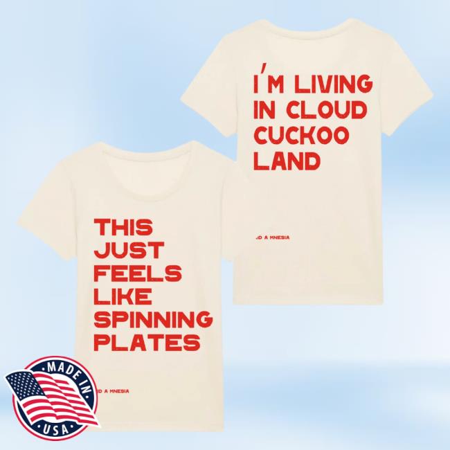 Official Radiohead News Merch Store Kid A Mnesia This Just Feels Like Spinning Plates Natural Female Fit T Shirt Radio Head Shop
