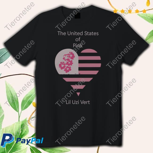 Lil Uzi Merch United States Of Pink Hooded Sweatshirt Liluziofficial