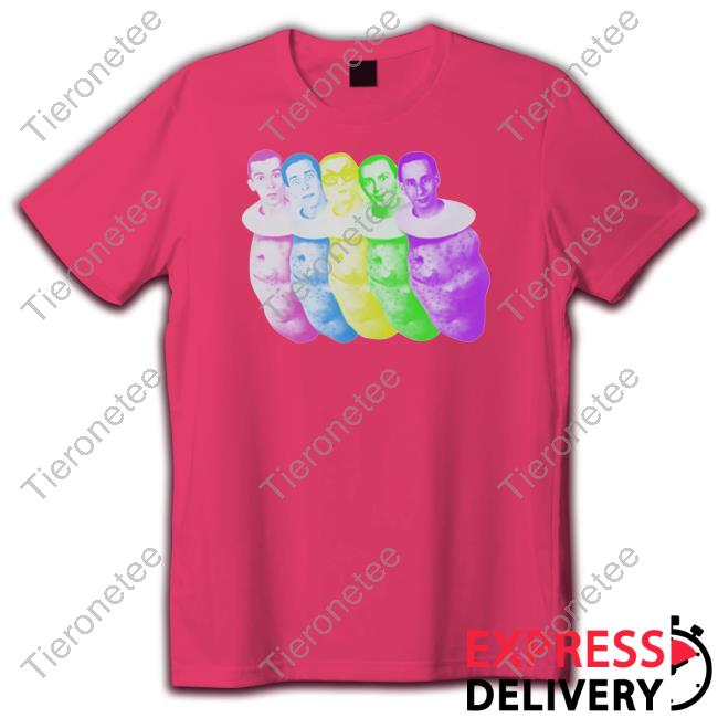 Colorful Devo Spuds Hooded Sweatshirt