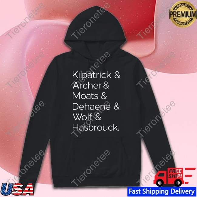 Bonfire Merch Kilpatrick & Archer & Moats & Dehaene & Wolf & Hasbrouck Tee Jan Hasbrouck, Ph.D.
