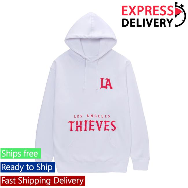 Official 100 Thieves Merch Wordmark Crew neck Sweatshirt - White