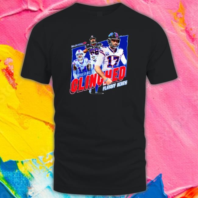 Official Buffalo Bills clinch playoff Berth 2022 Shirts