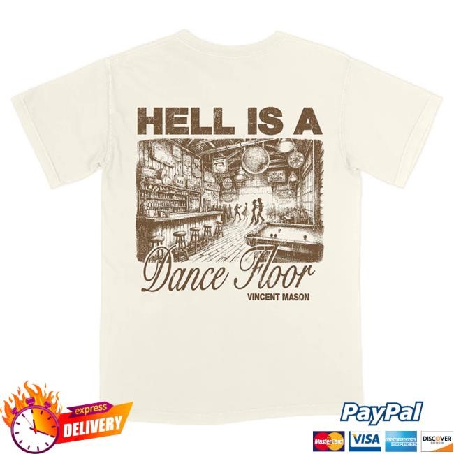 Official Interscope Records Merch Store Vincent Mason Hell Is A Dancefloor Hot Shirt