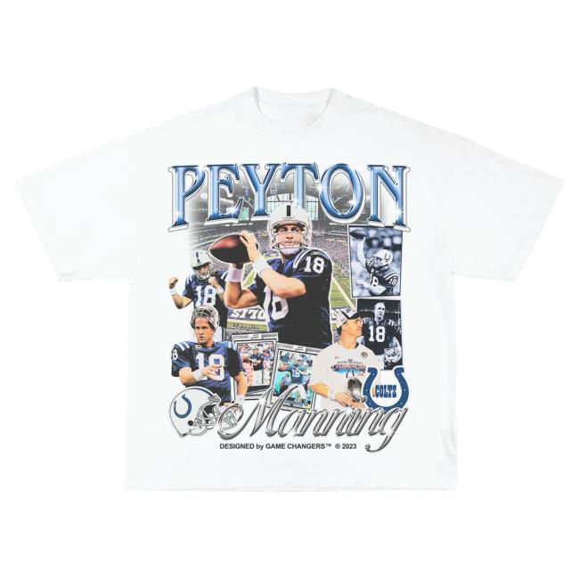 Official Game Changer Peyton Manning 2 - Colts New Shirt White GameChanger