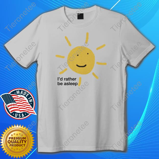 Official Shitheadsteve Merch I'd Rather Be Asleep Crewneck Sweatshirt