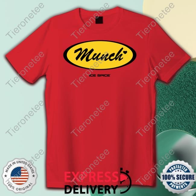 Ice Spice Merch Munch Red Long Sleeve T Shirt Icespicemusic