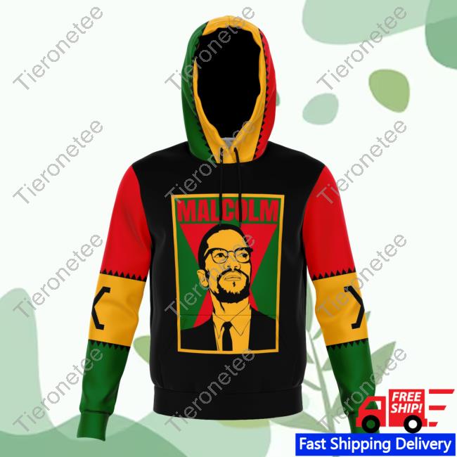 Official Melanin Clothing Store Shop Malcolm X Hoody Melaninapparel Merch