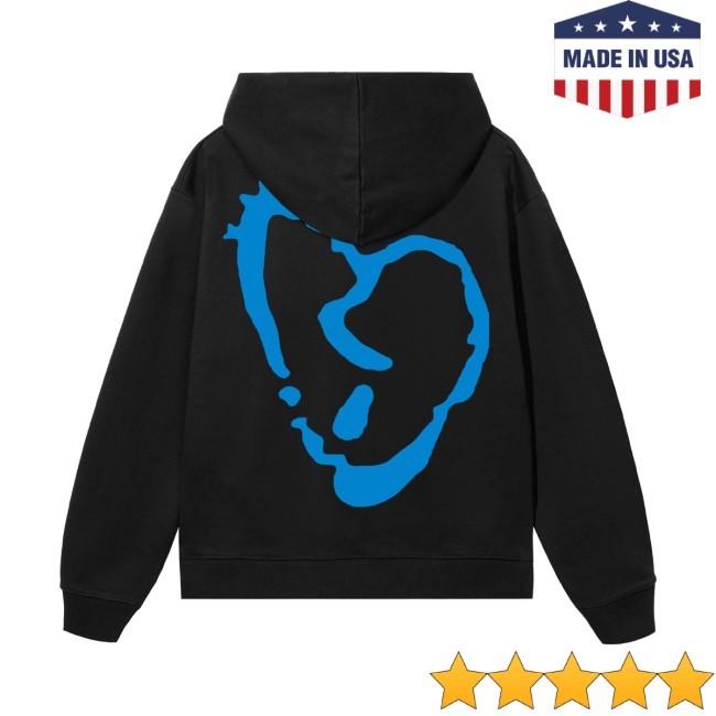 Revenge X Lightning Heartbreak Hoodie Black/Blue Revenge Merch Shop