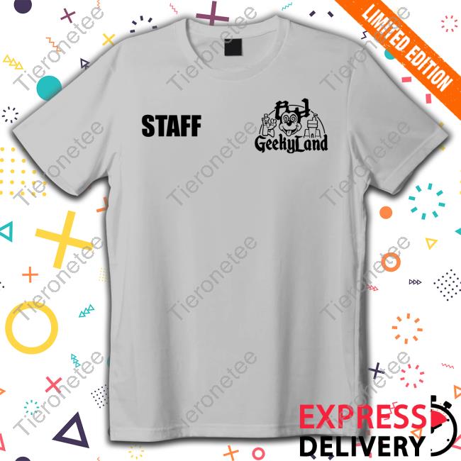 Really Rich Shop Geek Staff Grey T Shirt