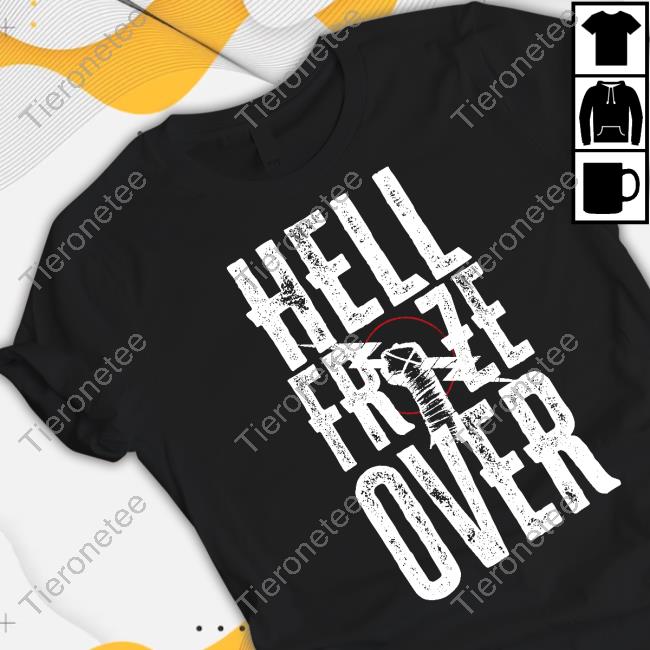WWE CM Punk Hell Froze Over Shirt New