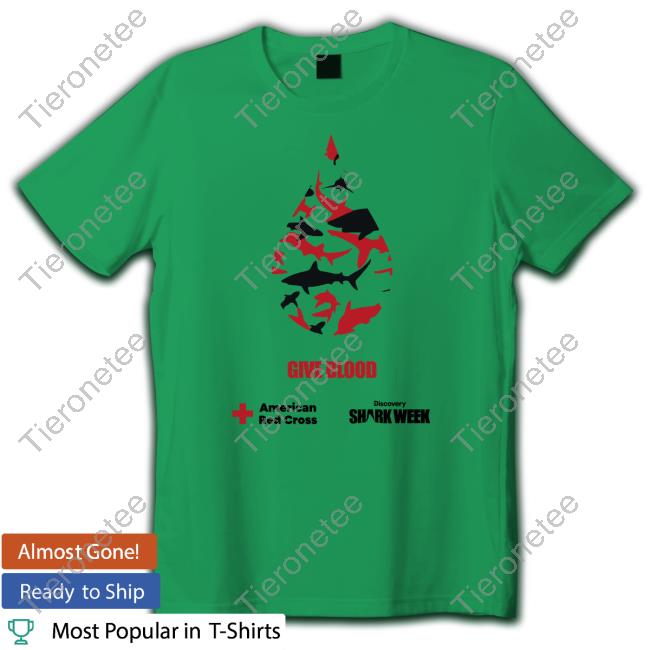 Red Cross Shark Week Shirt