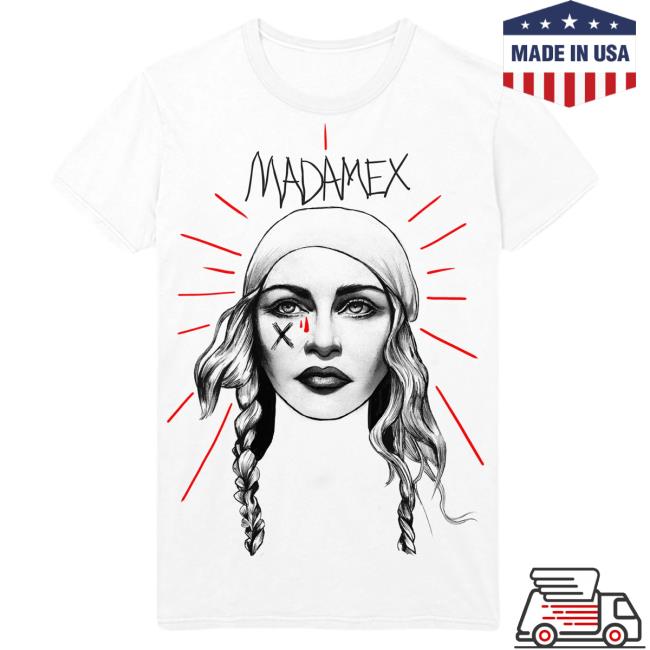 Official Madonna Merch Store Madonna Madame X Tour Sketch Top Shirt Madonna Louise Ciccone Clothing Shop